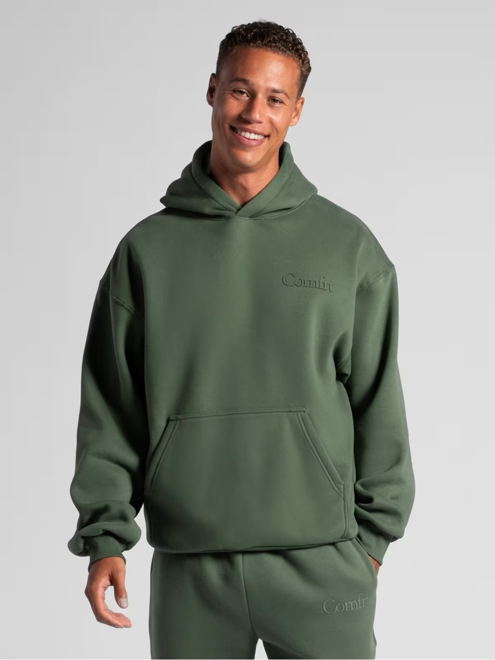 Comfrt Minimalist Hoodie - Forest